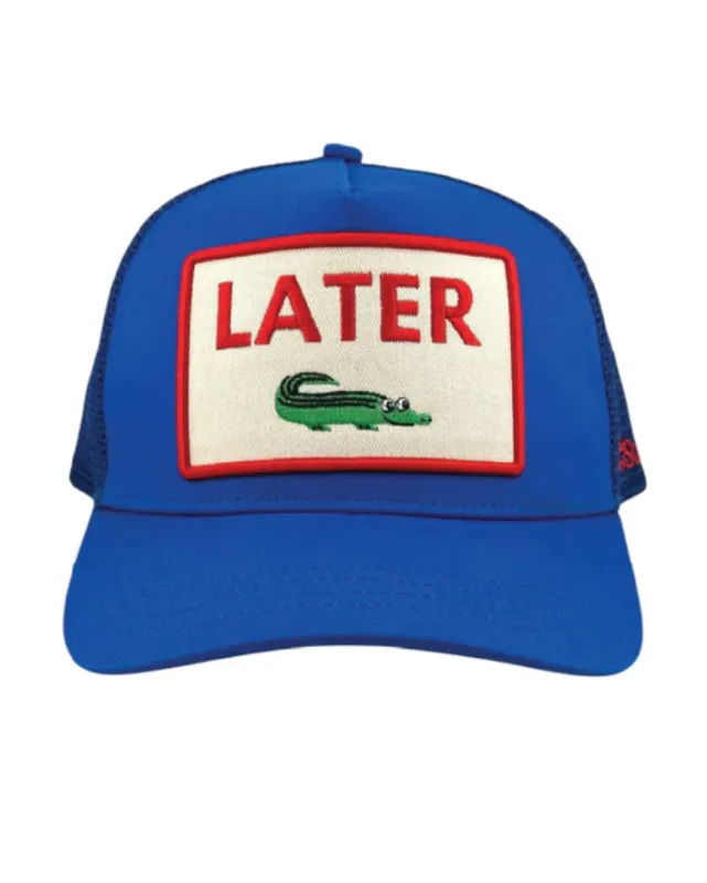Later Gator Trucker - Blue sold by Care Tucker
