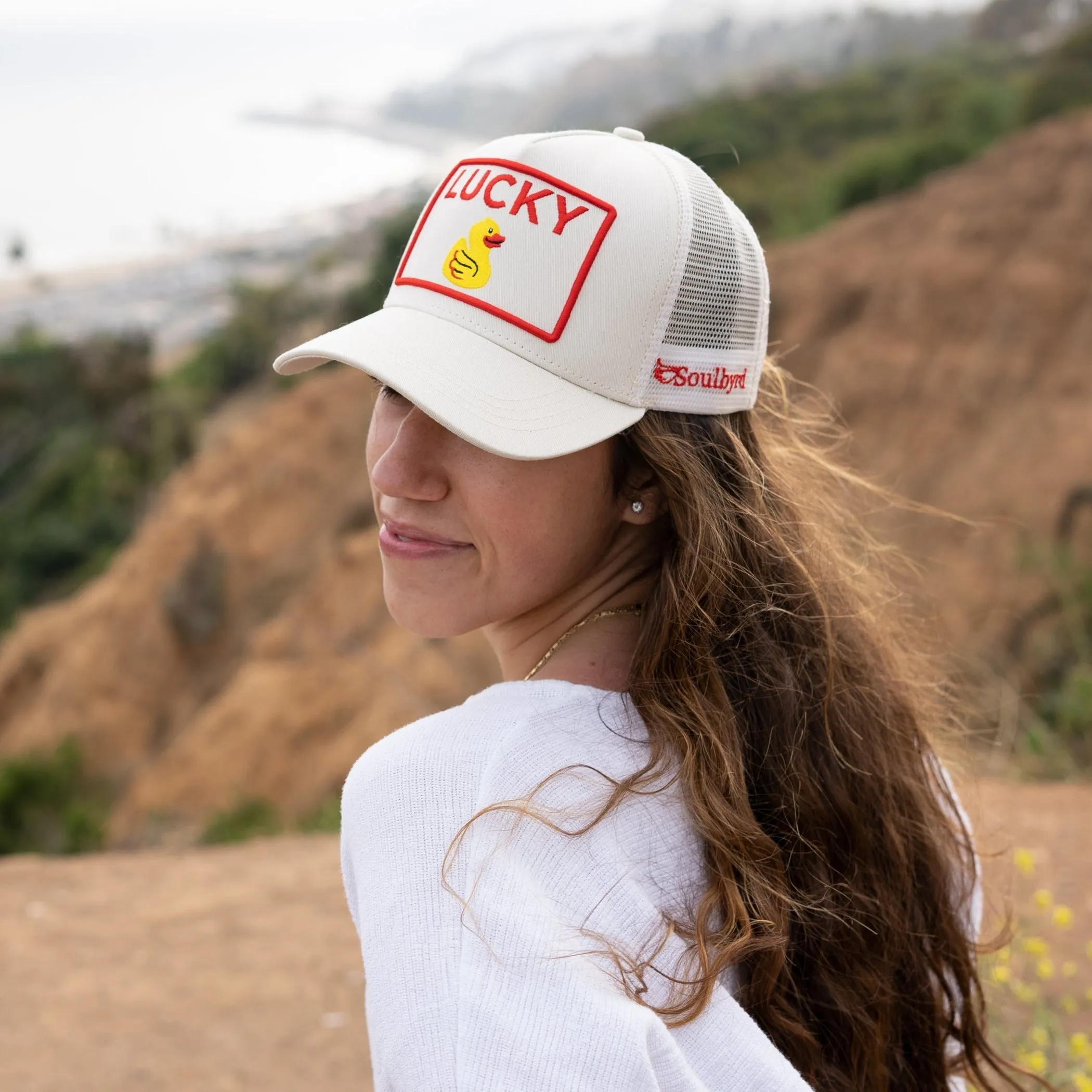 Lucky Duck Trucker - Cream sold by Care Tucker product image thumbnail 3