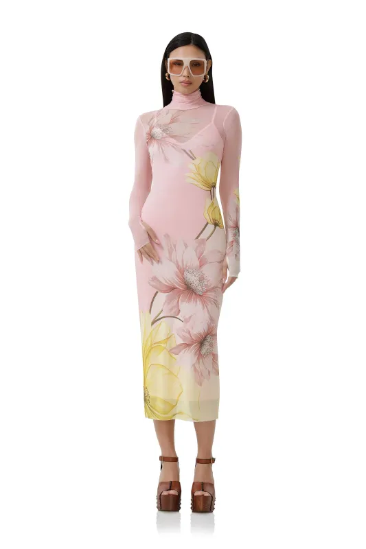 Shailene Dress - Coral Bloom sold by Care Tucker
