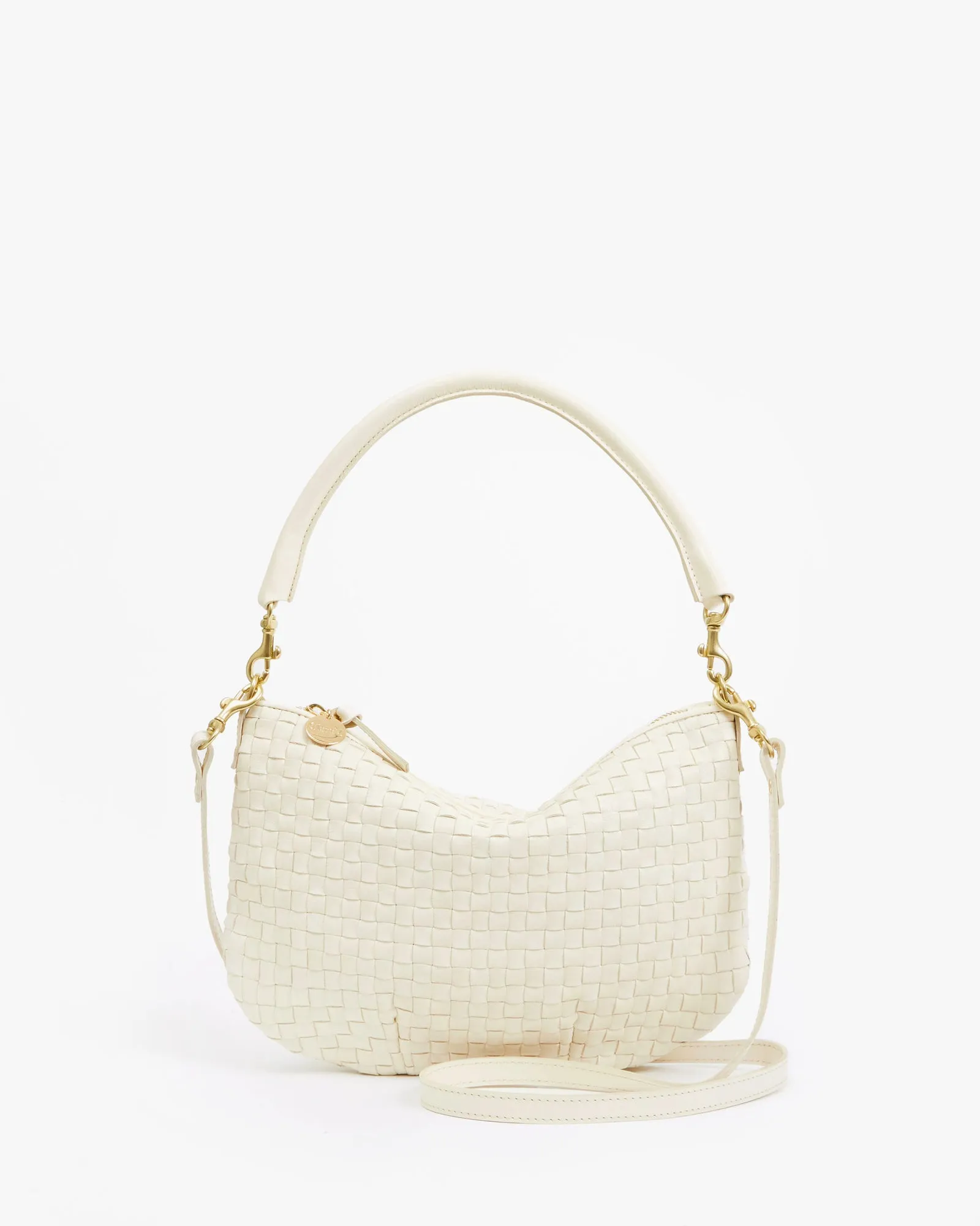 Petit Moyen Cream Woven Checker sold by Care Tucker