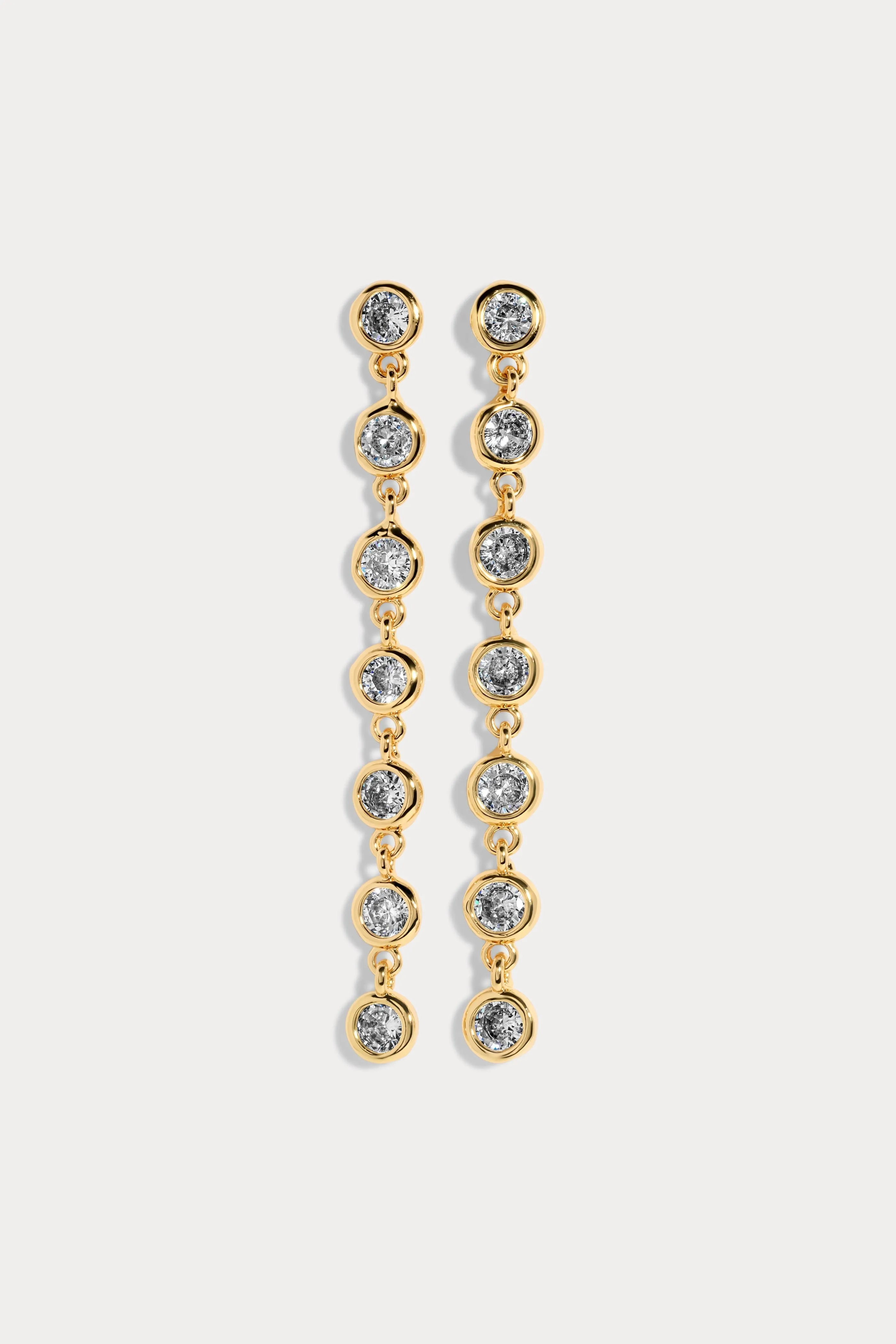 Short Cici Bezel Dusters Earrings sold by Care Tucker