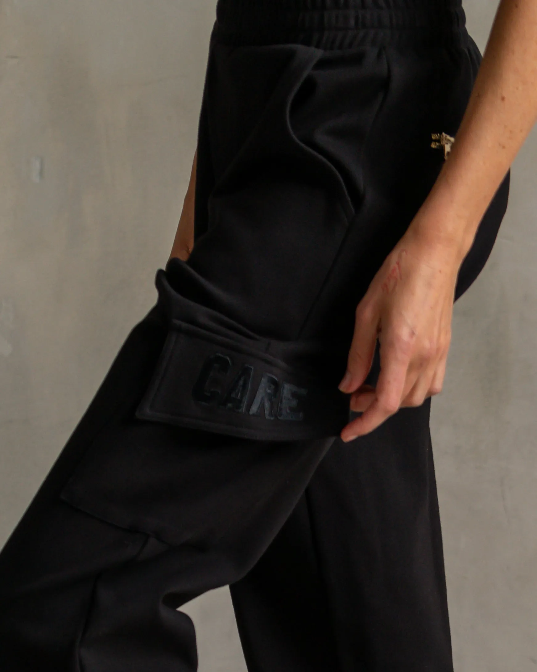 Chloe Interlock Cargo Jogger Black sold by Care Tucker product image thumbnail 4