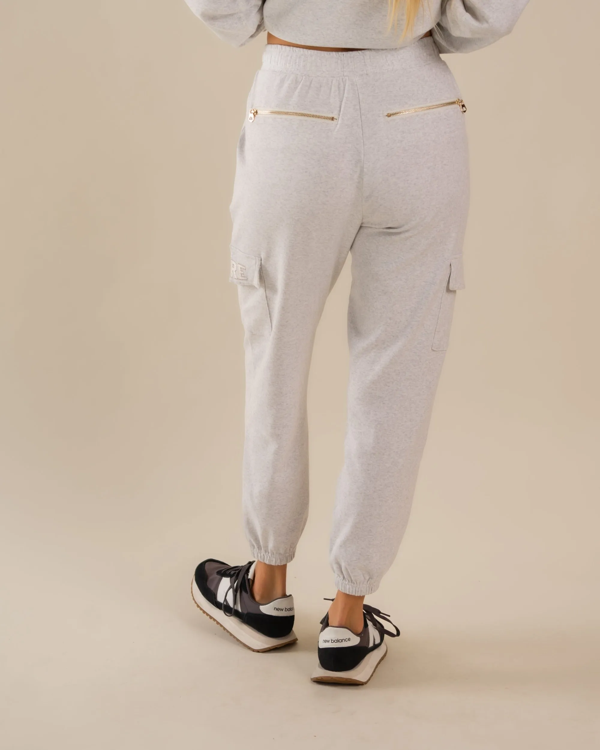 Chloe Interlock Cargo Jogger Ice Grey sold by Care Tucker product image thumbnail 3