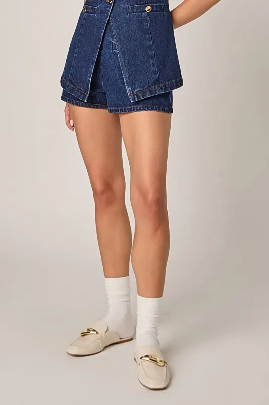 Denim Short sold by Care Tucker