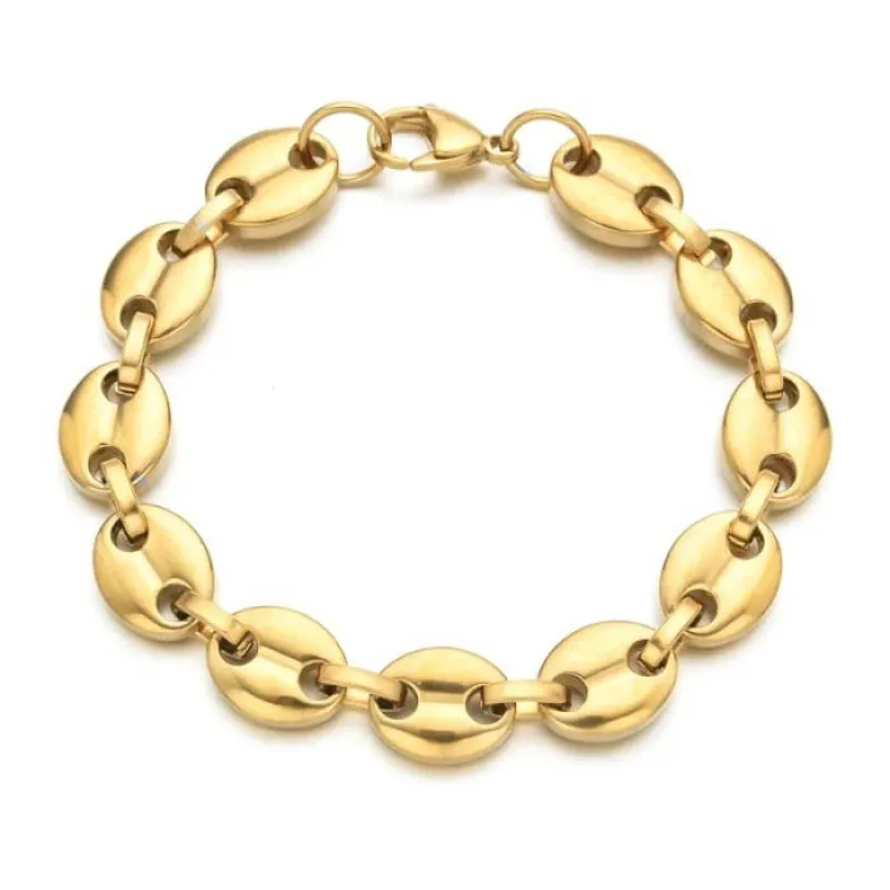 Puffy Mariner Bracelet Stainless Steel sold by Care Tucker