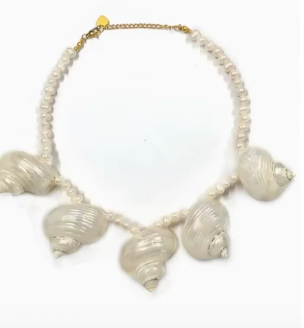 Sirena 5 mother of Pearl Necklace sold by Care Tucker product image thumbnail 3