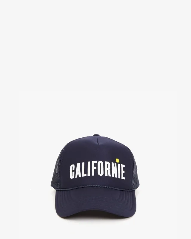 Trucker Hat Navy w/ Cream & Citron Californie sold by Care Tucker