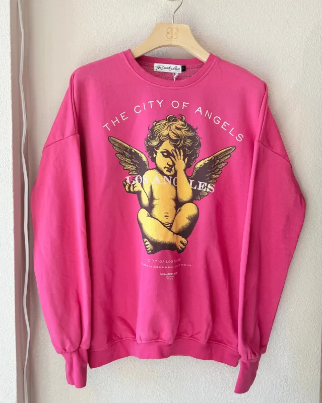 The City of Angels Jump Jumper - Vintage Neon Pink sold by Care Tucker