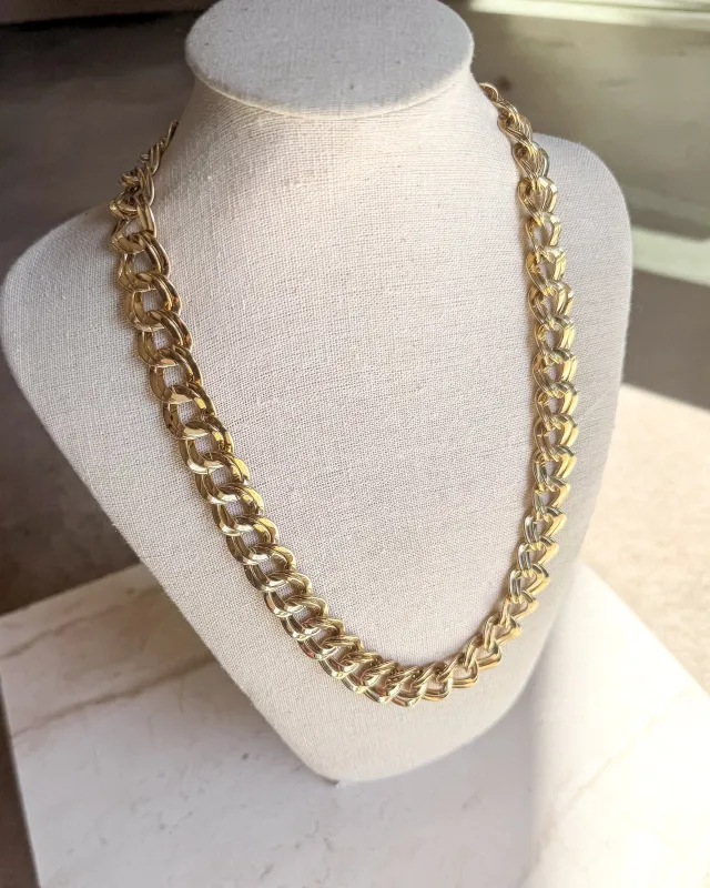 Vintage Gold Tone Necklace sold by Care Tucker