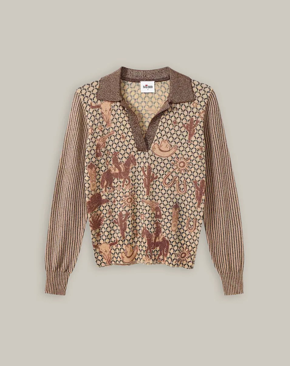 Millie Rodeo Polo Knit sold by Care Tucker product image thumbnail 3