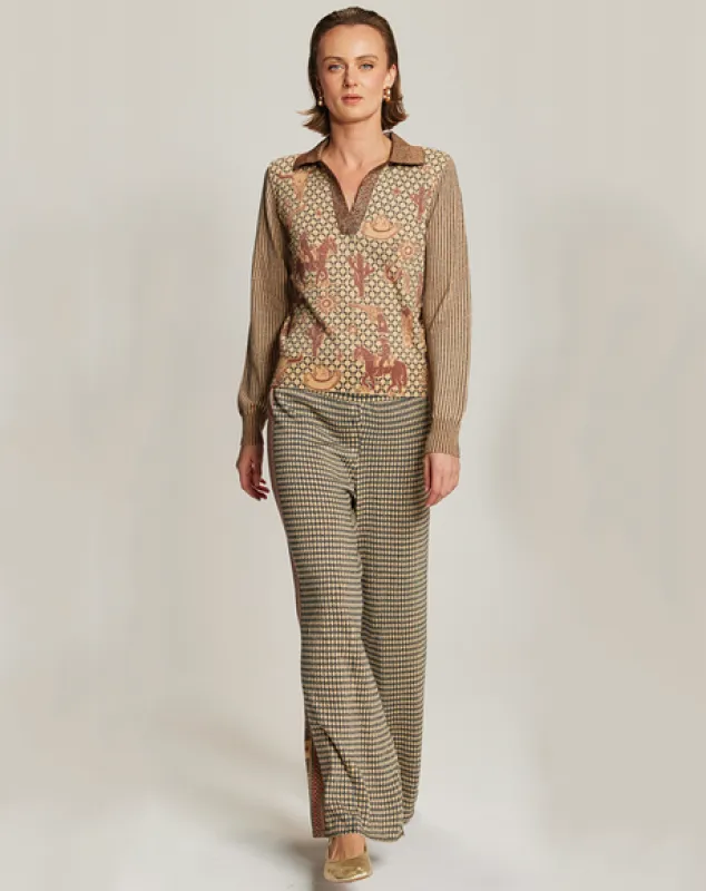 Millie Rodeo Polo Knit made by Care Tucker