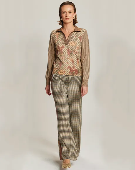 Millie Rodeo Polo Knit sold by Care Tucker