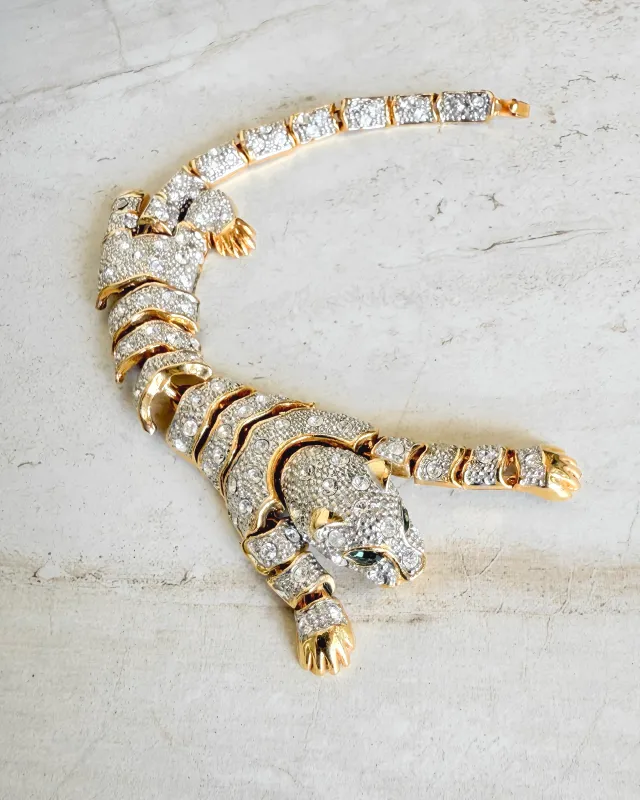 Vintage Leopard Gold Bracelet sold by Care Tucker