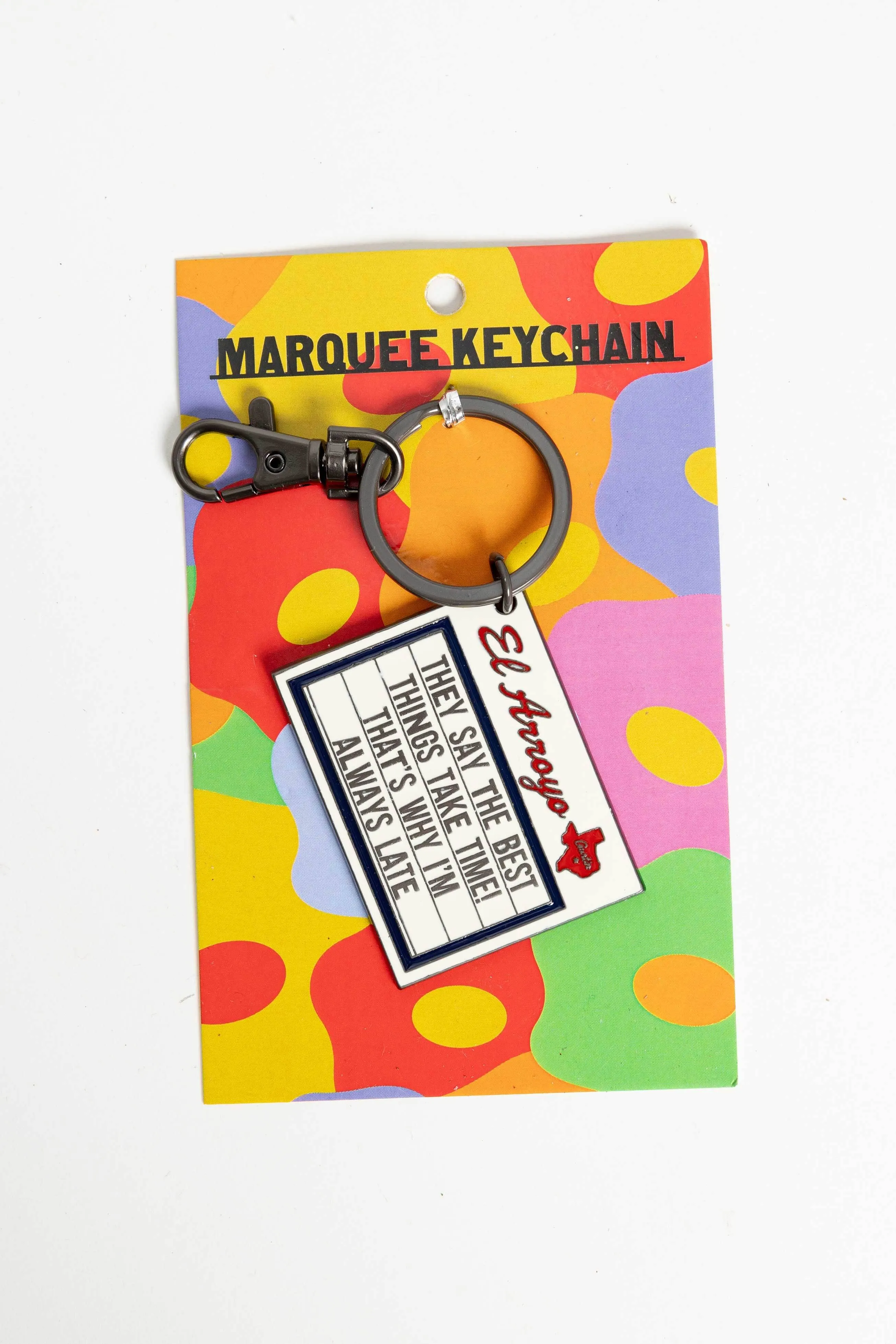 Marquee Keychain - Always Late sold by Care Tucker product image thumbnail 2