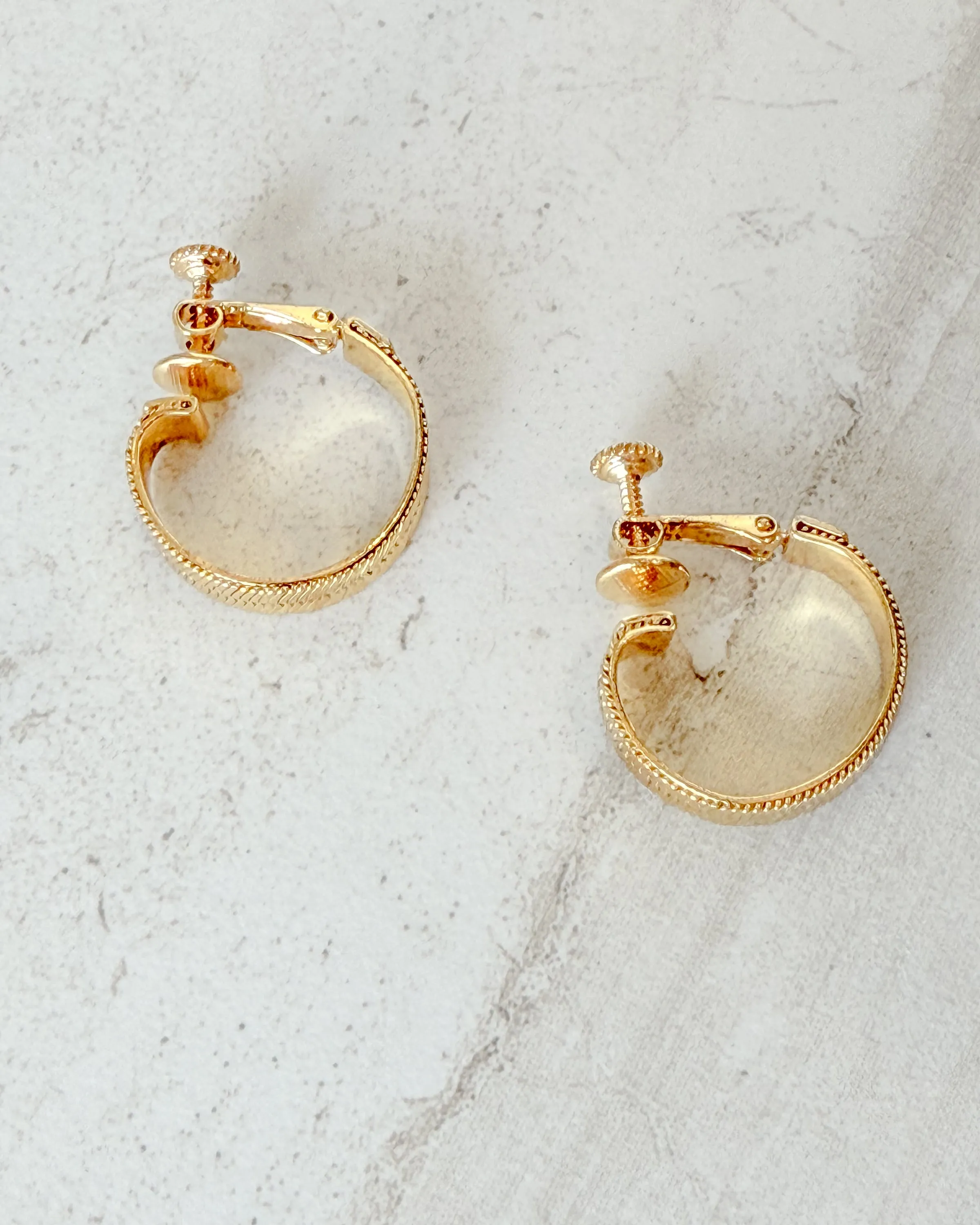 Vintage Wave Rib Hoops sold by Care Tucker