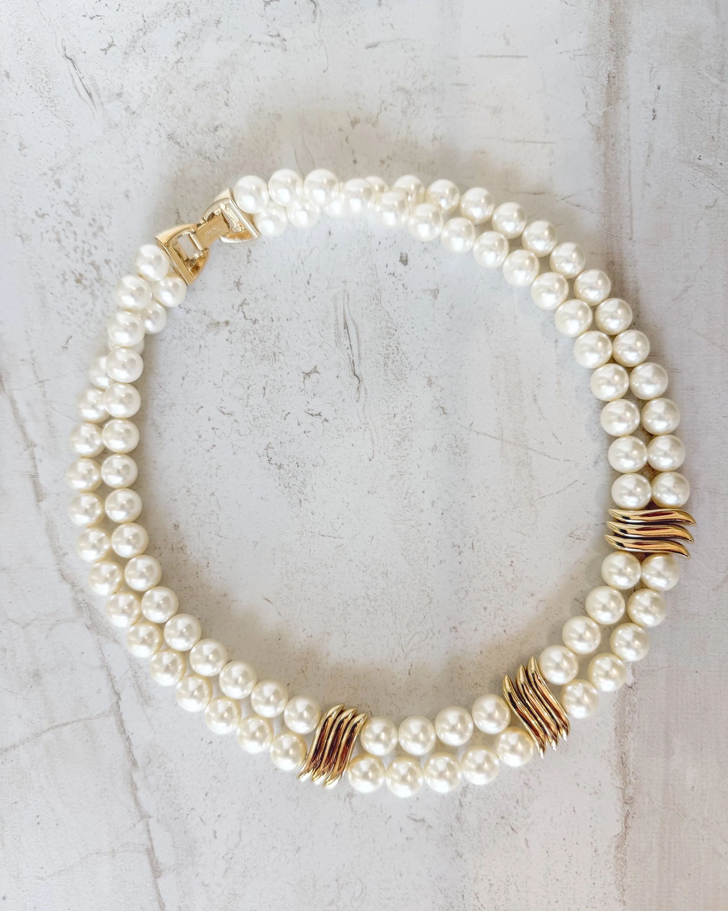 Vintage-styled stranded Freshwater Pearl Necklace sold by Care Tucker