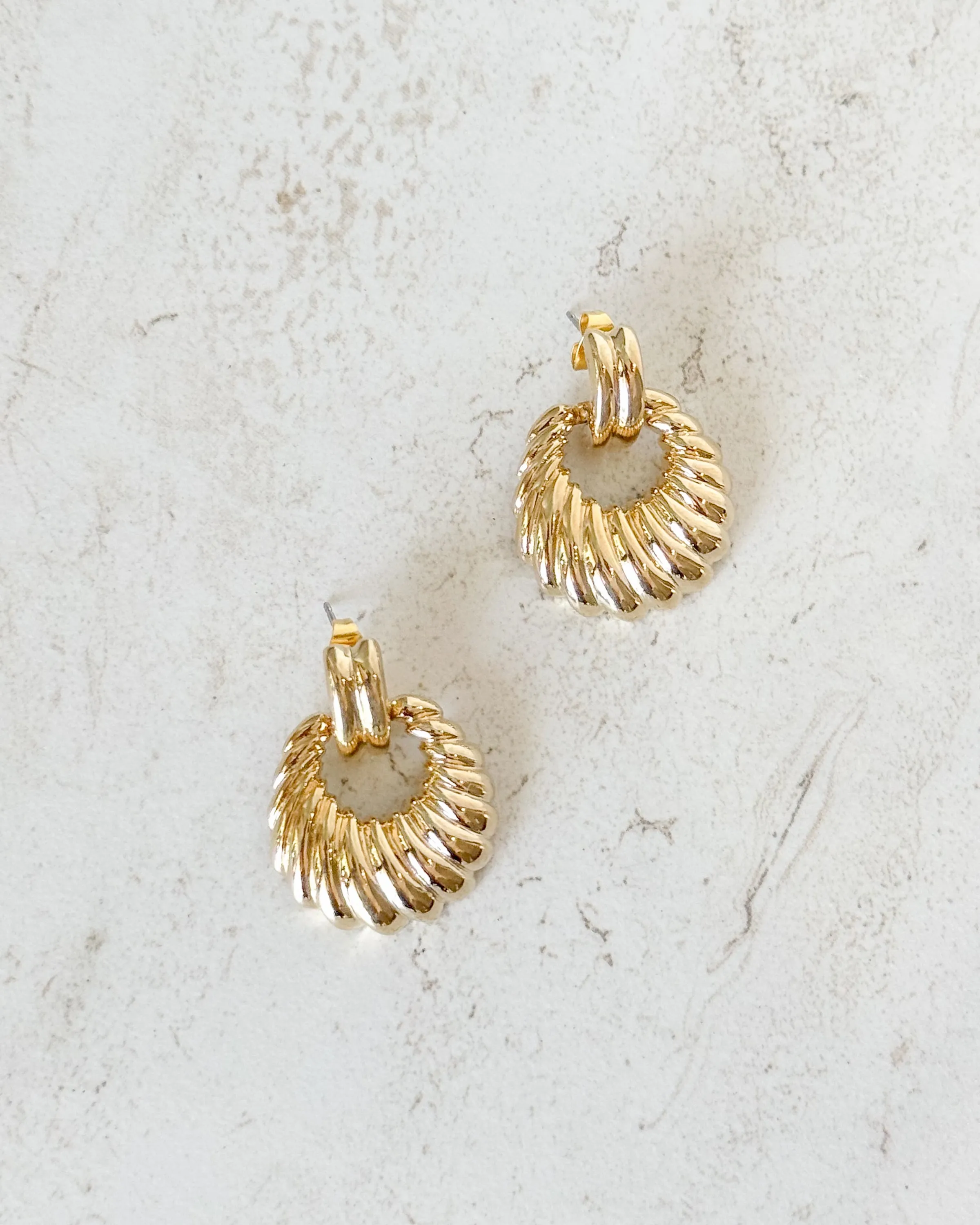 Vintage Round Drop Earrings sold by Care Tucker