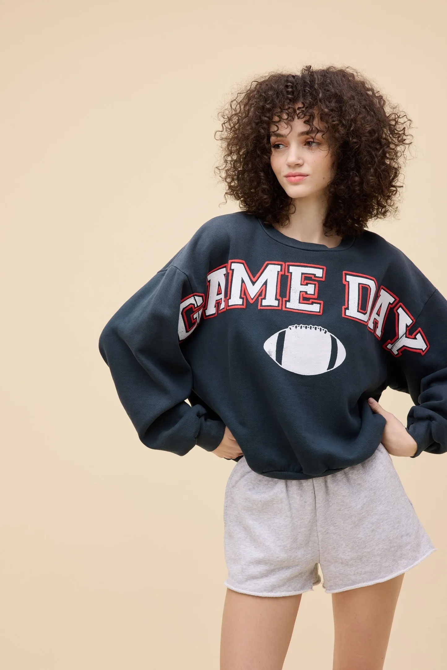 Game Day Crew Sweatshirt sold by Care Tucker product image thumbnail 4