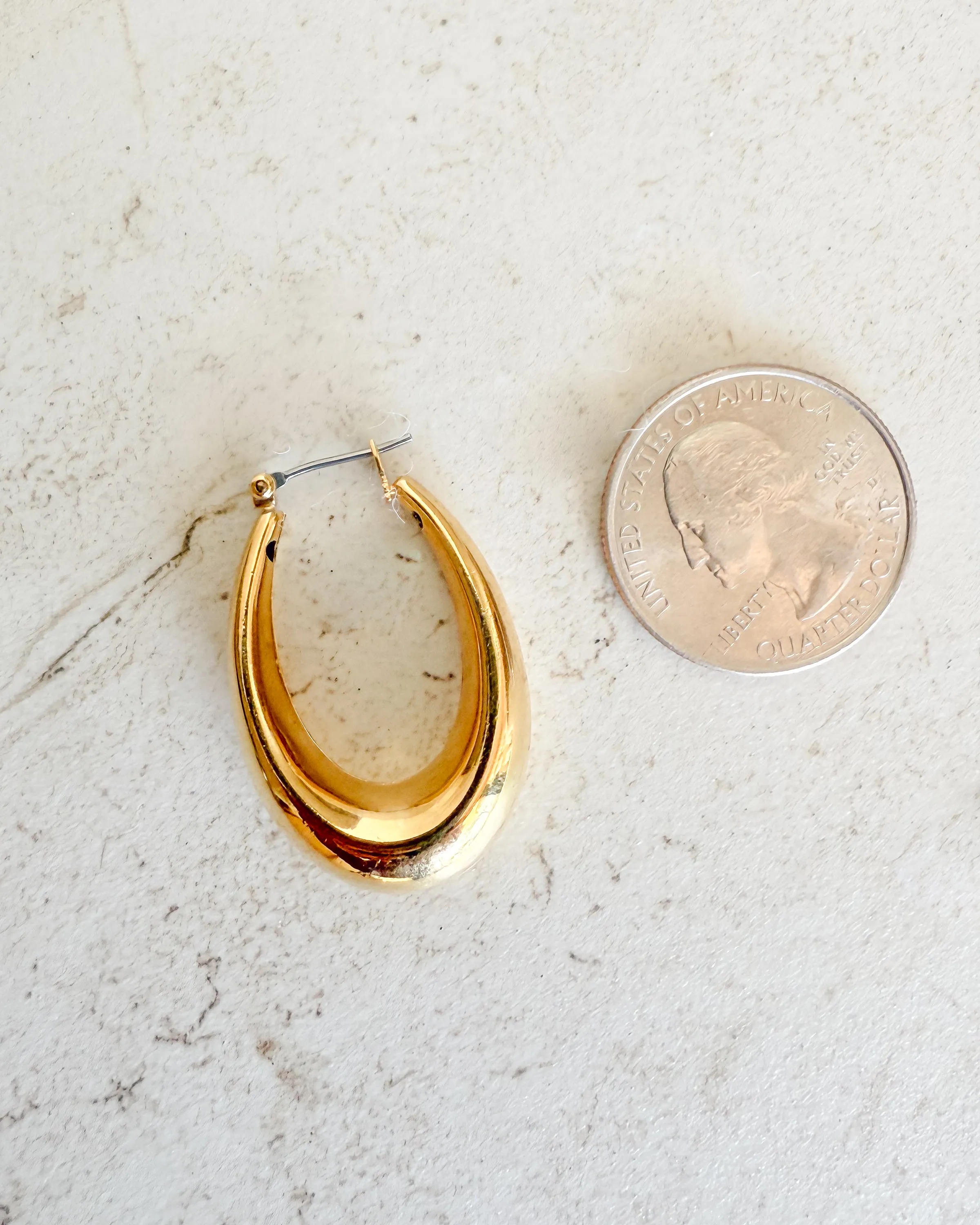 Vintage Oval Hoop - Medium sold by Care Tucker product image thumbnail 2