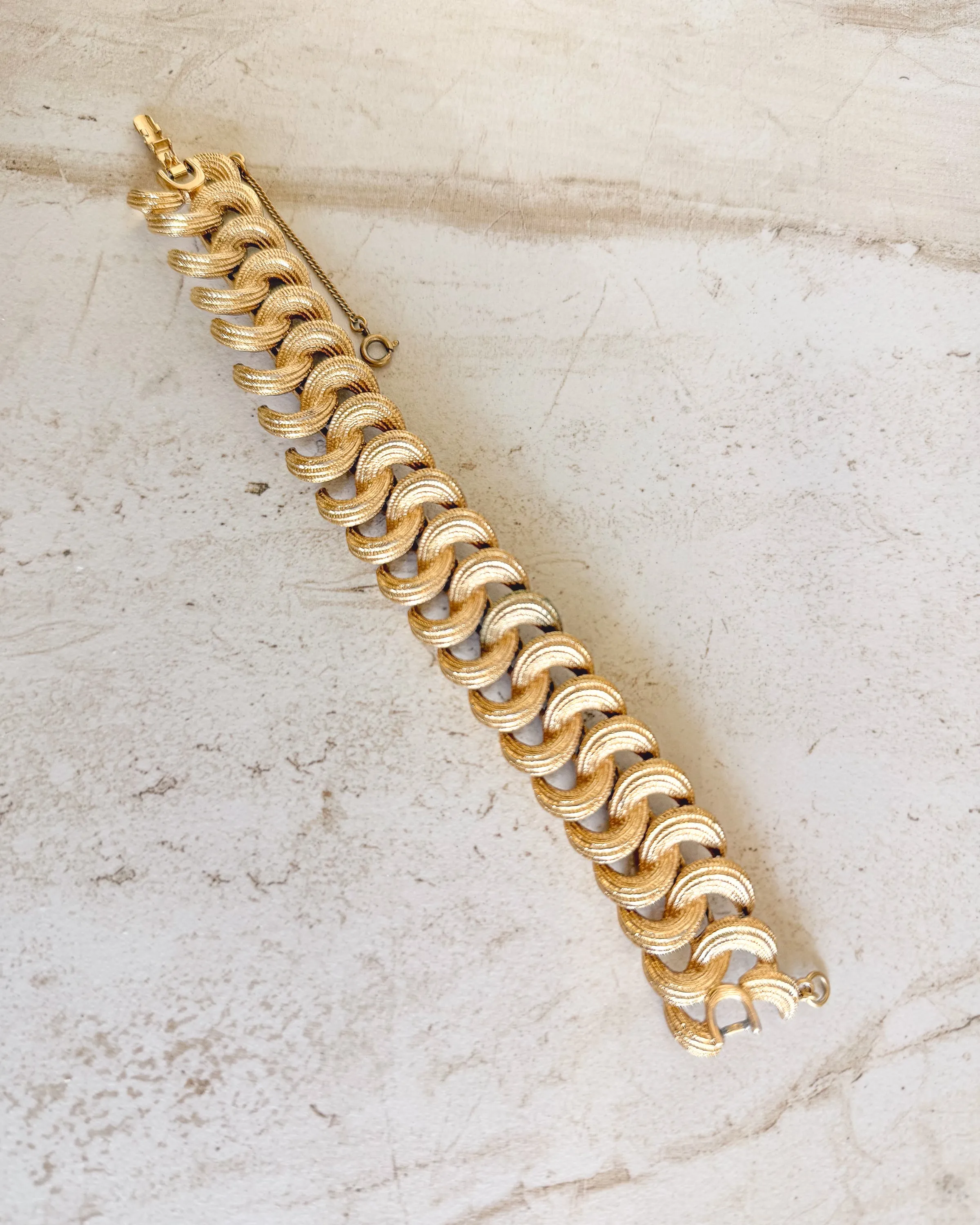 Vintage Wide S-Link Chain Bracelet sold by Care Tucker product image thumbnail 2