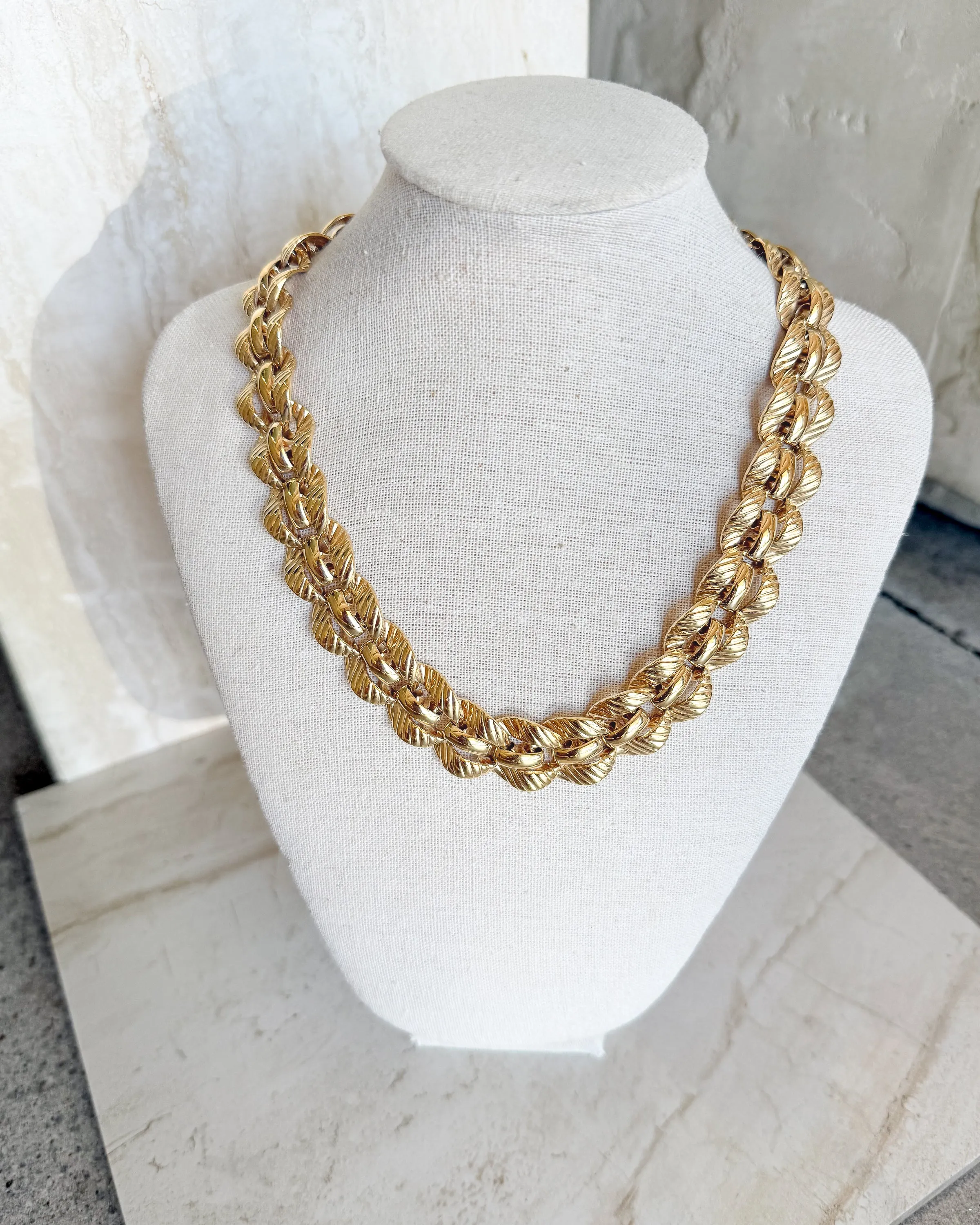 Vintage Curb Chain Necklace sold by Care Tucker