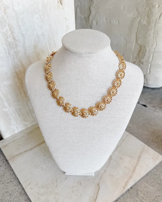 Vintage Floral Motif Necklace sold by Care Tucker