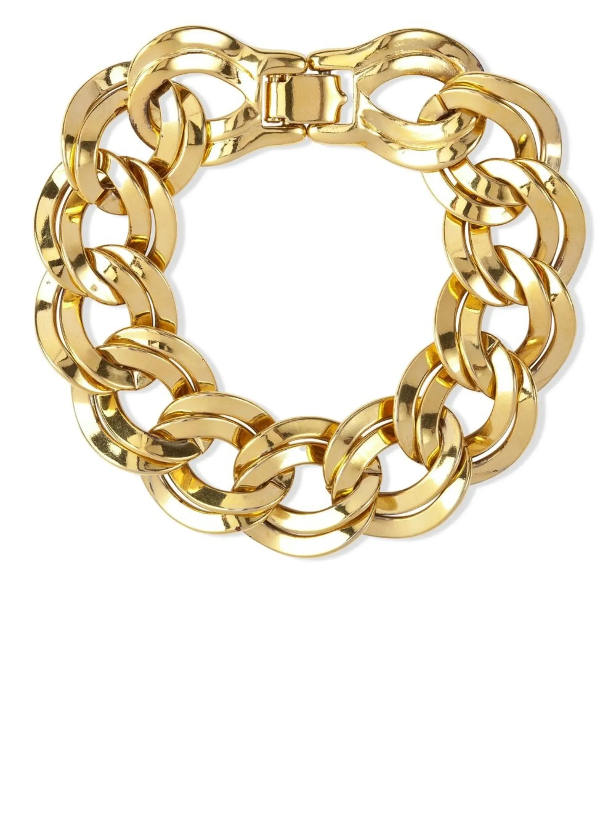 Vintage Gold Tone Link Bracelet sold by Care Tucker product image thumbnail 2