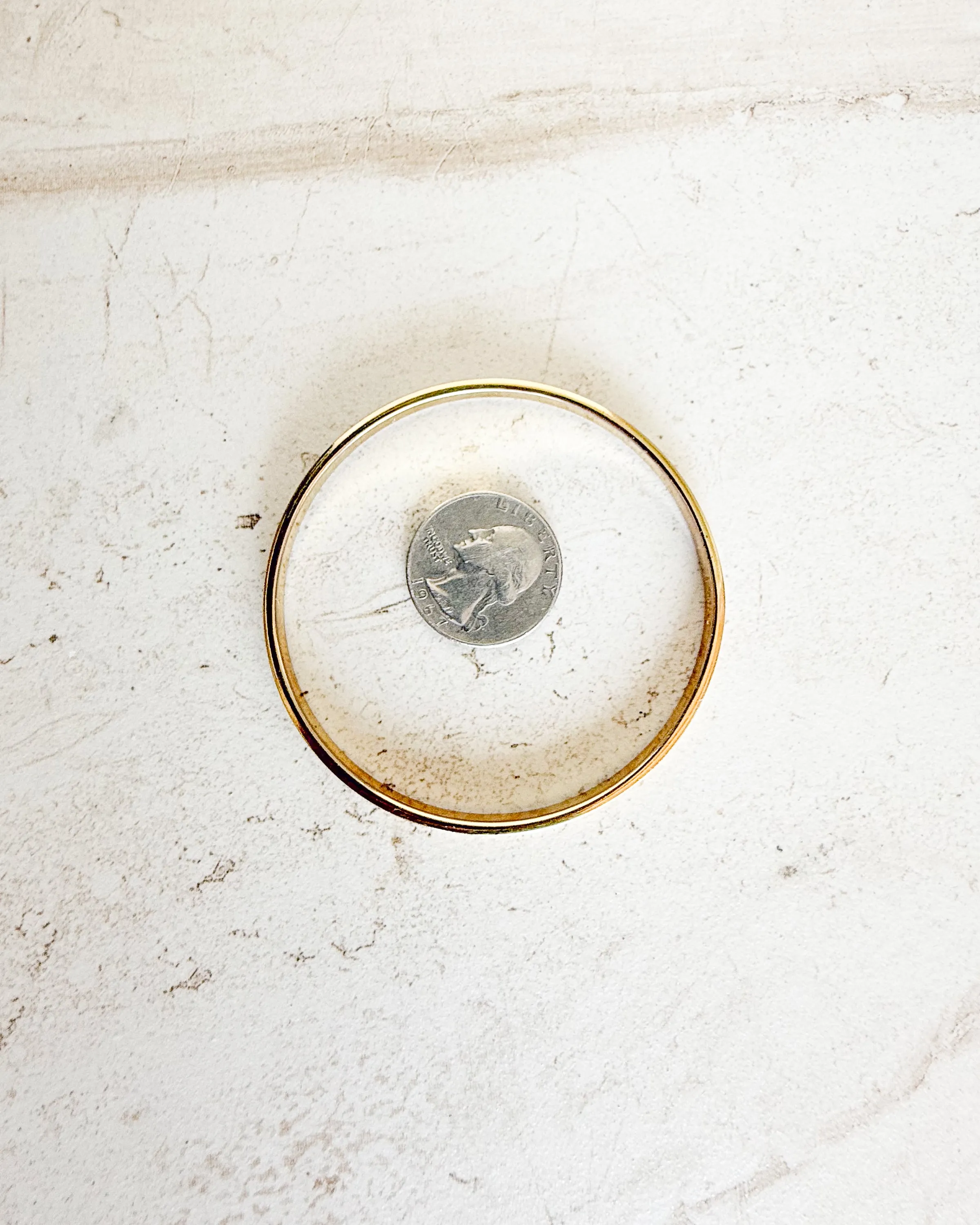 Vintage MONET gold-plated and matt structured bangle sold by Care Tucker product image thumbnail 2