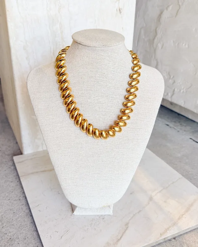 Vintage Napier Gold Plated Necklace sold by Care Tucker