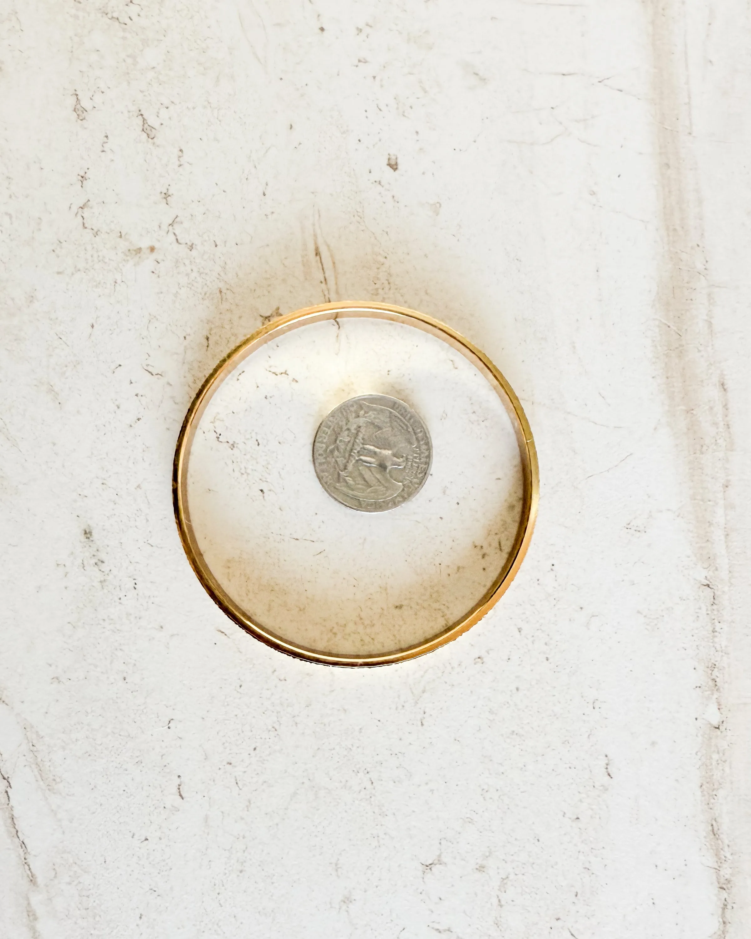 Vintage Signed Gold Textured Bangle sold by Care Tucker product image thumbnail 2