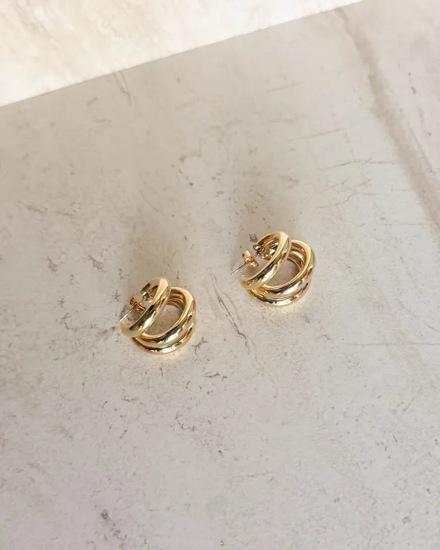 Gold Plated Claw Cuff Earrings sold by Care Tucker