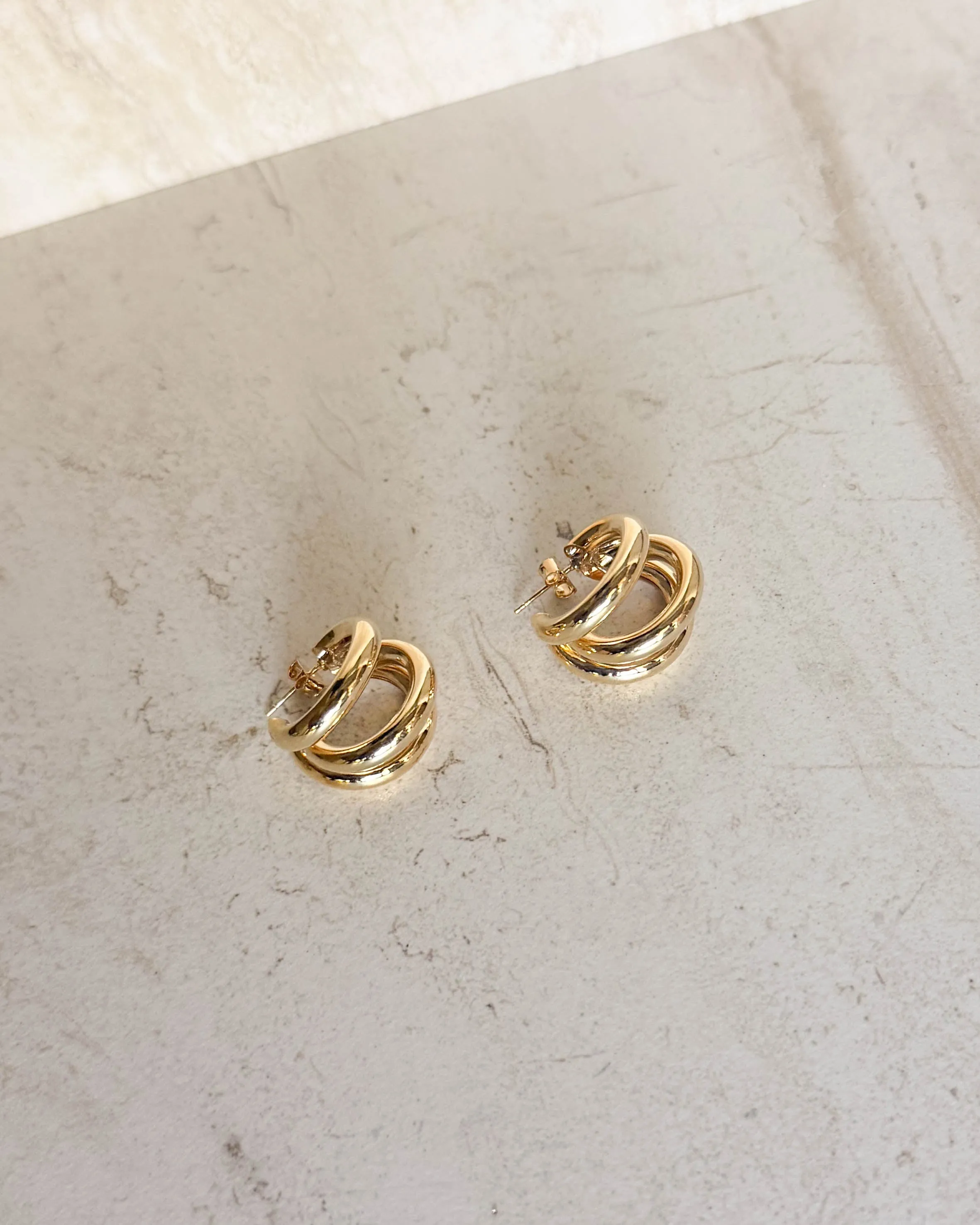 Gold Plated Claw Cuff Earrings sold by Care Tucker