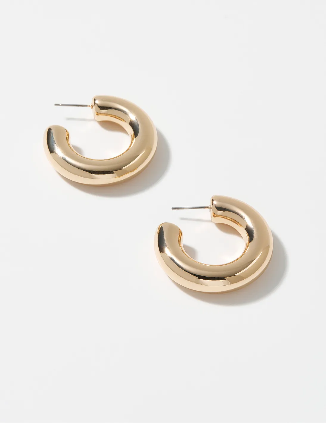Gold Chunky Hoops sold by Care Tucker product image thumbnail 2