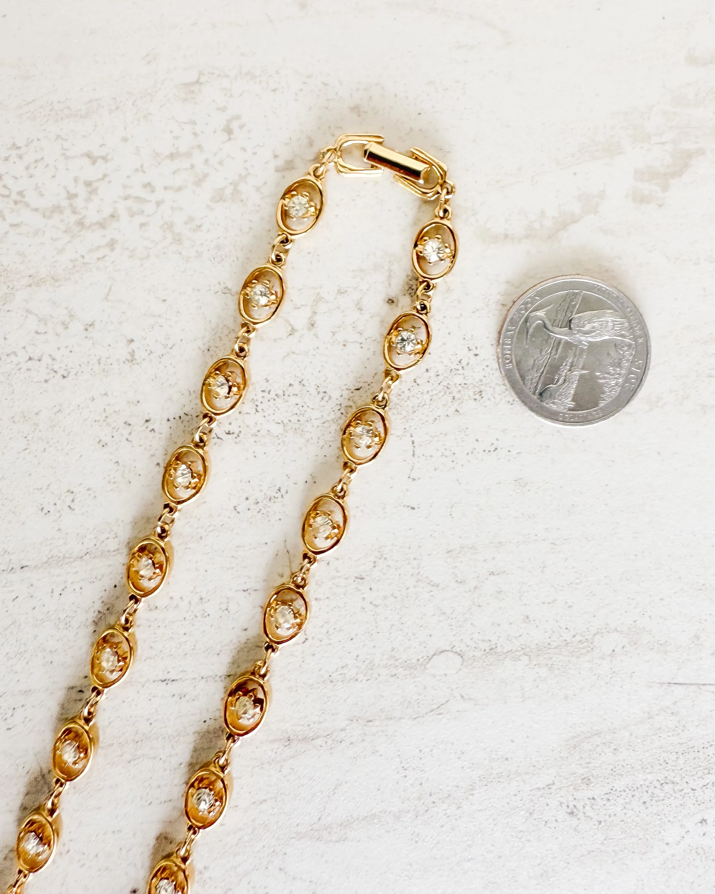 Vintage Infinity Gold LINK NECKLACE sold by Care Tucker product image thumbnail 2