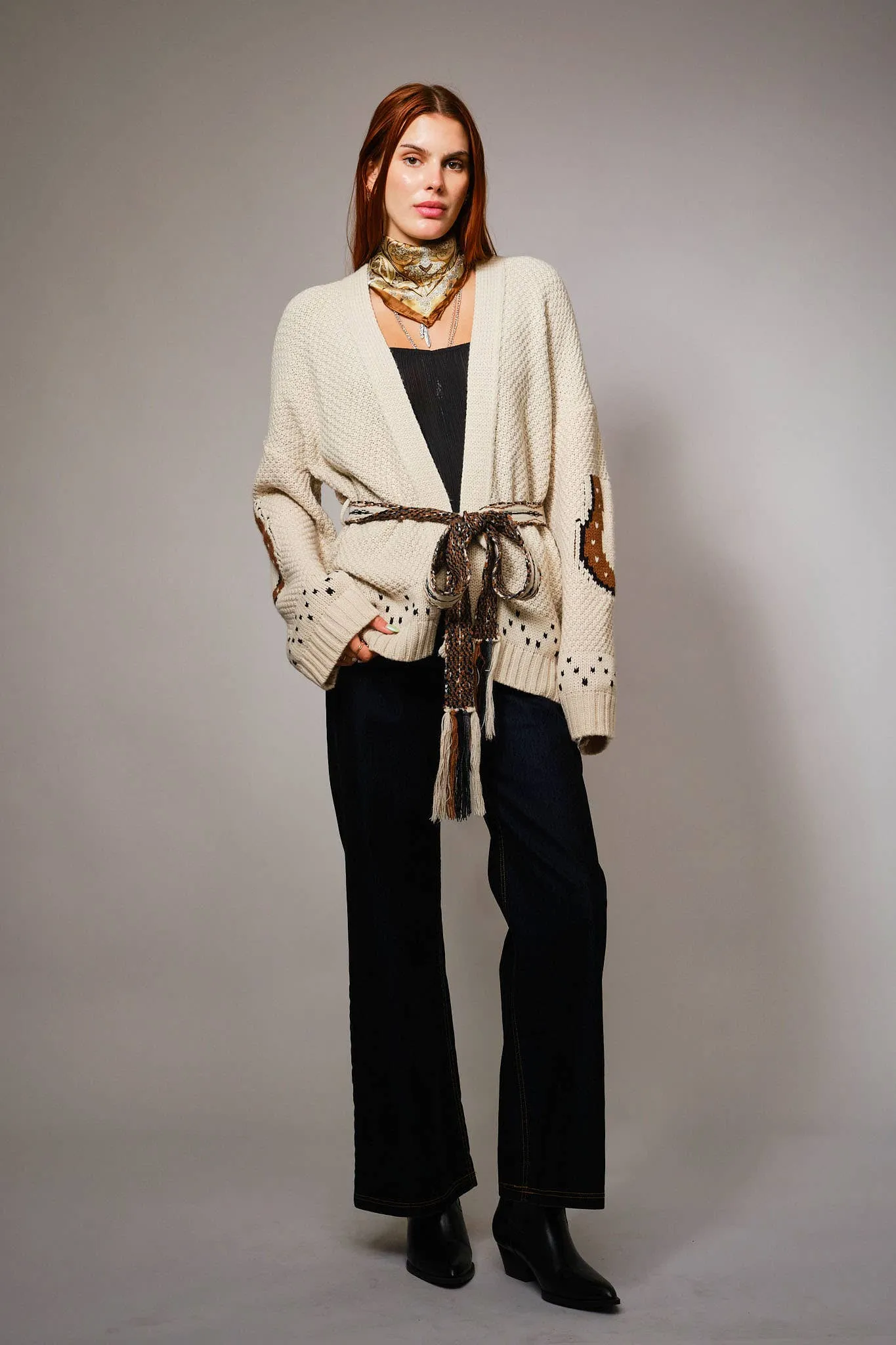 Cowgirl Western Horse Cardigan Sweater sold by Care Tucker product image thumbnail 5