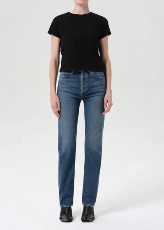 90's Pinch Waist Long in Overcast sold by Care Tucker