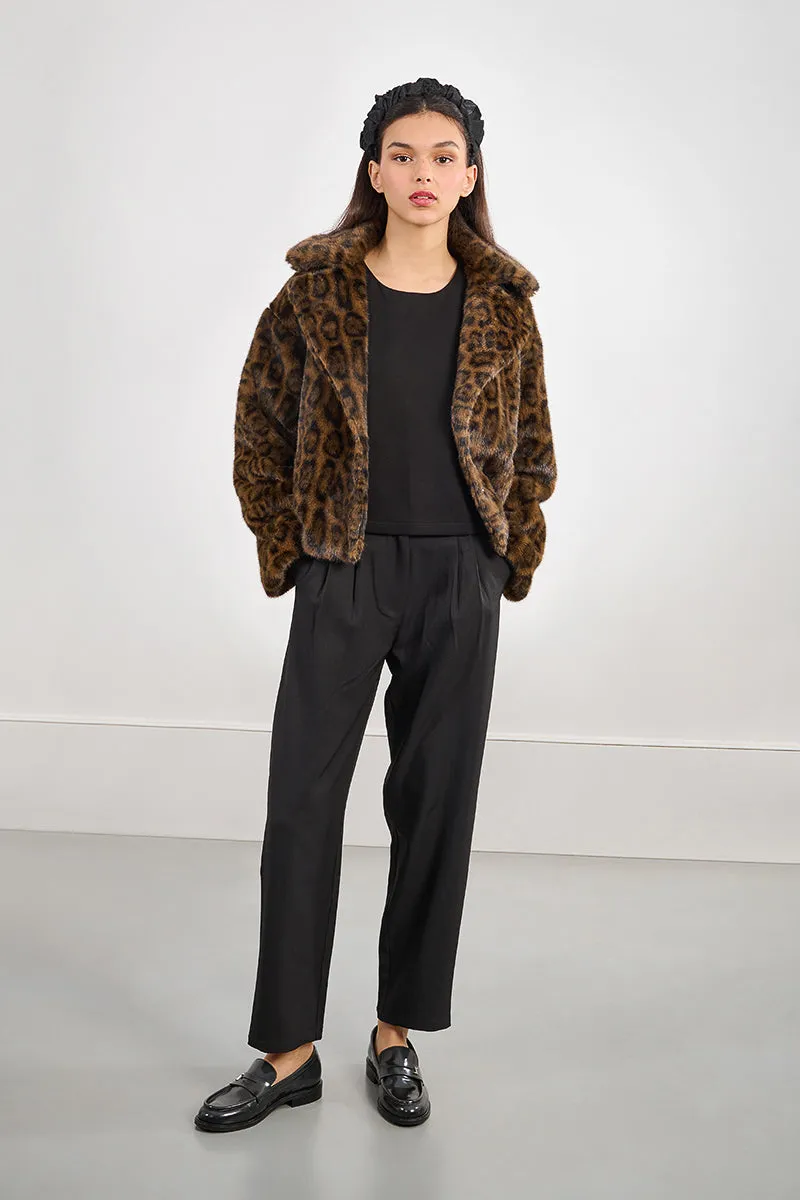 Leopard Faux Fur JACKET sold by Care Tucker product image thumbnail 2