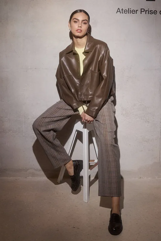 Plaid WOVEN PANTS sold by Care Tucker