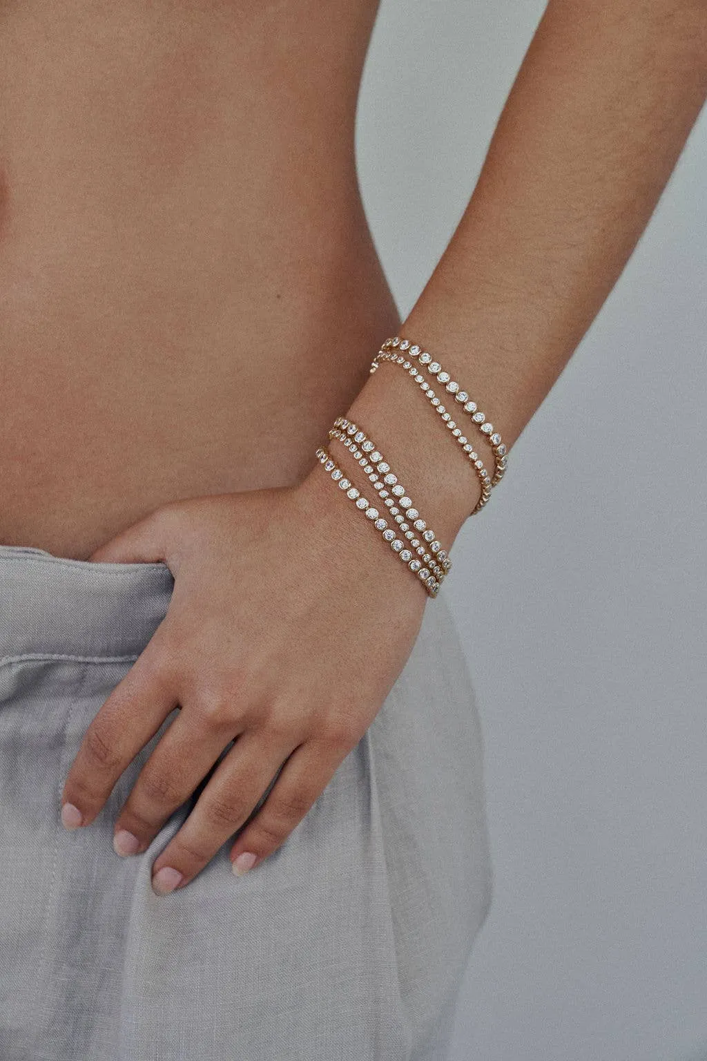 Reese Tennis Bracelet sold by Care Tucker product image thumbnail 3