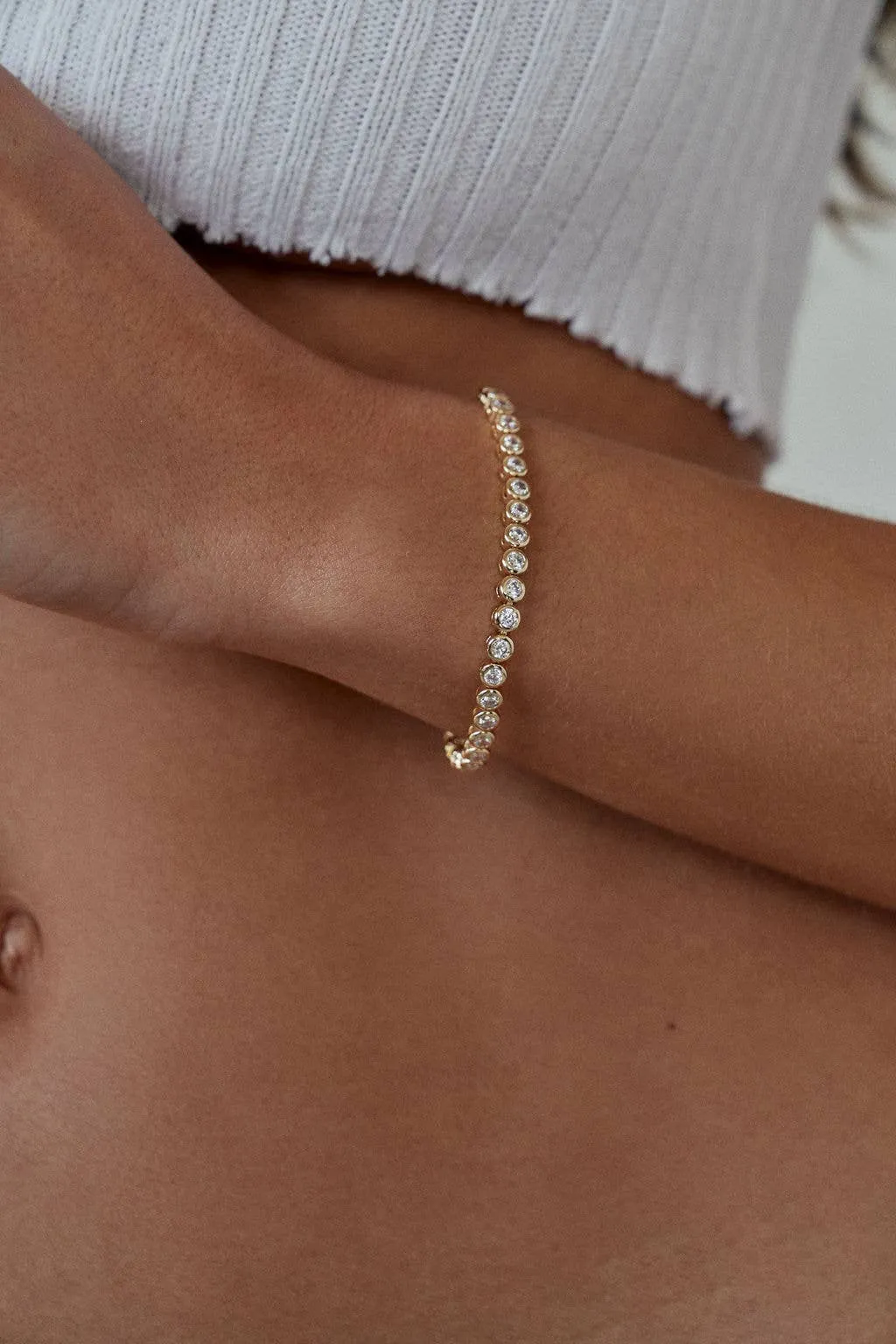 Reese Tennis Bracelet sold by Care Tucker product image thumbnail 2