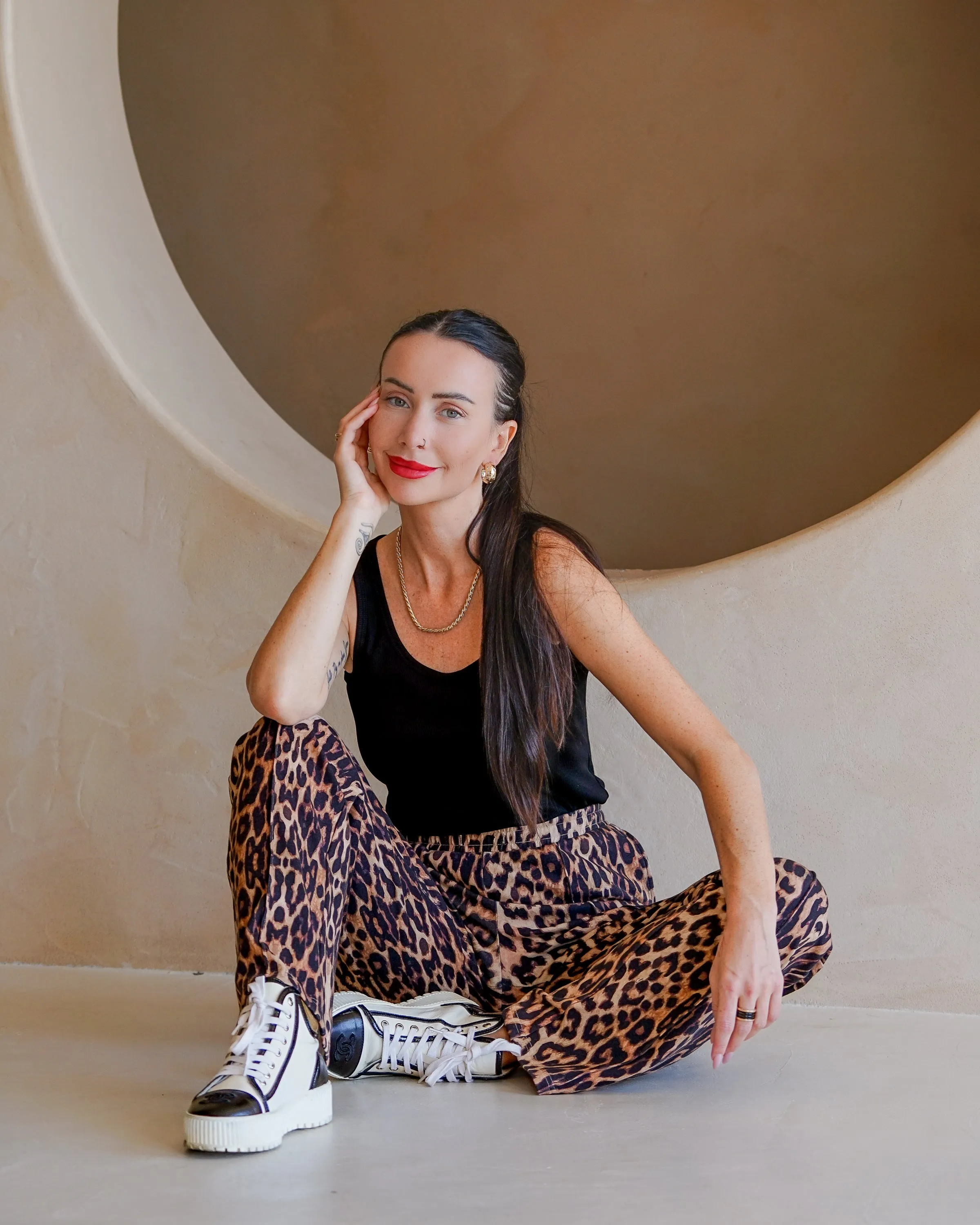 Zoe Tank - Black sold by Care Tucker