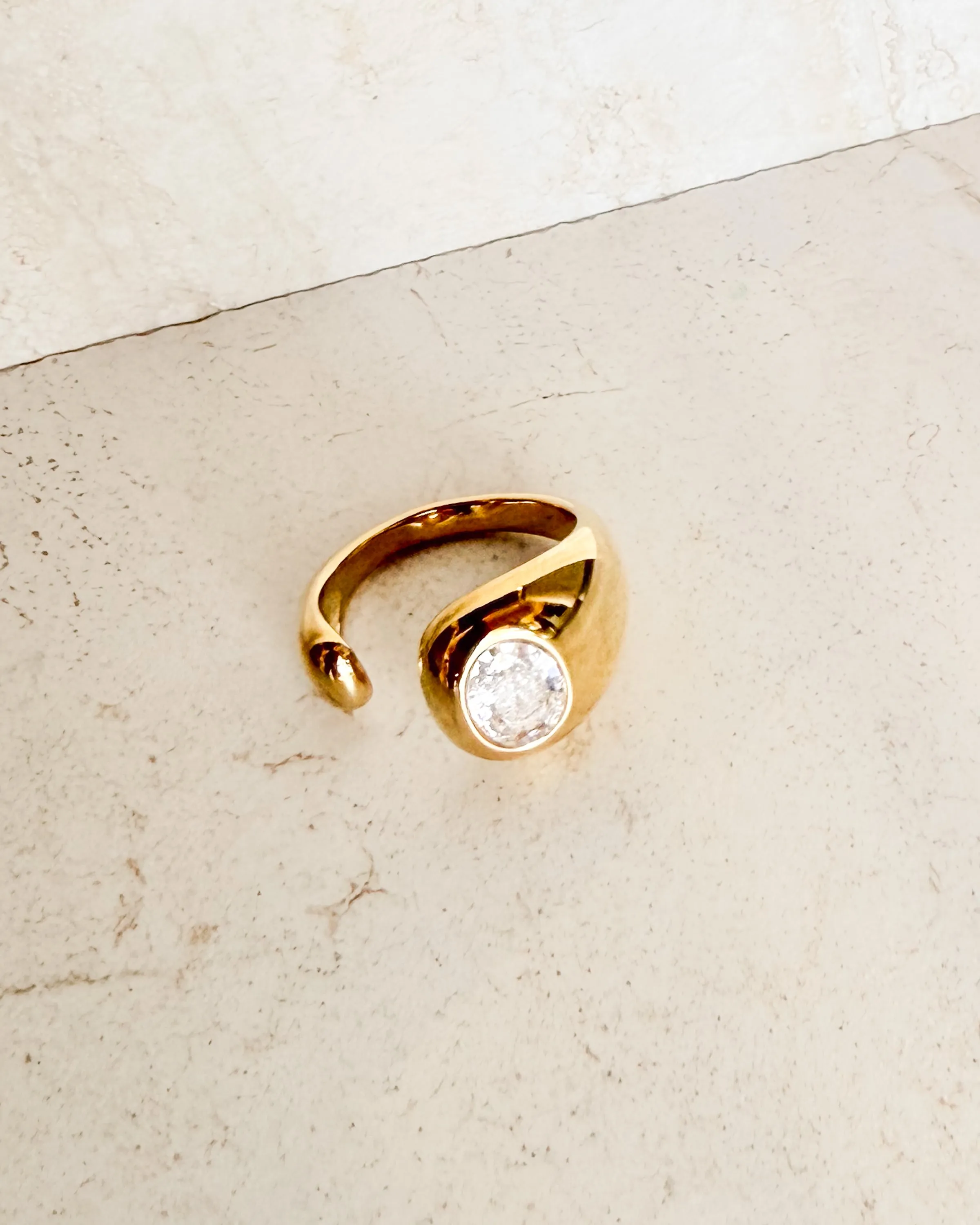 Adjustable Crystal Diamond Ring sold by Care Tucker