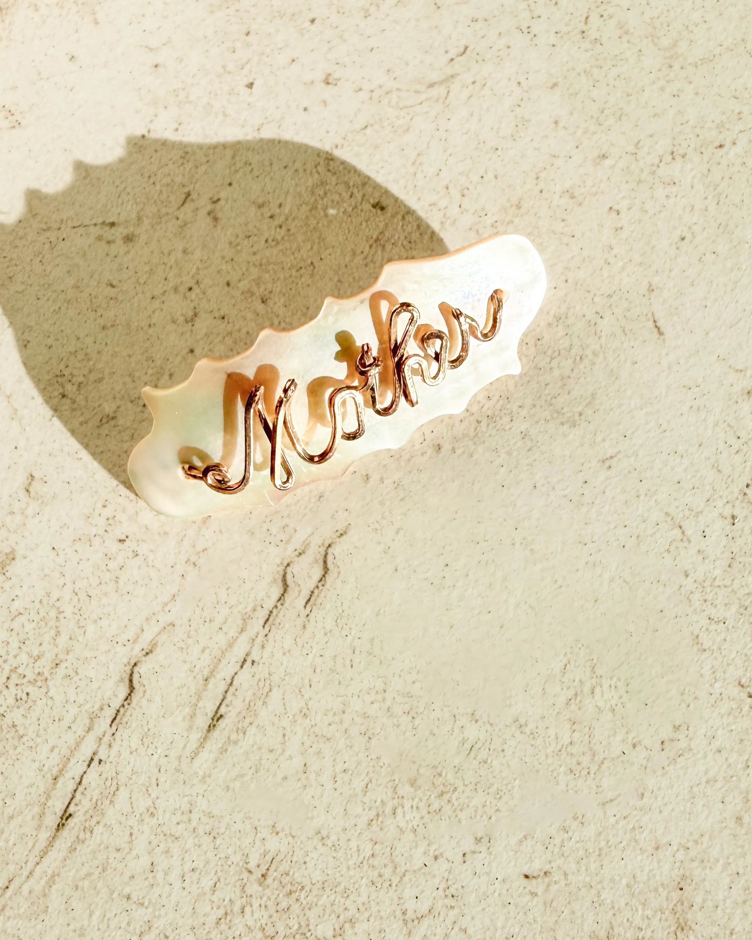 Vintage 1950 Mother of Pearl Pin sold by Care Tucker