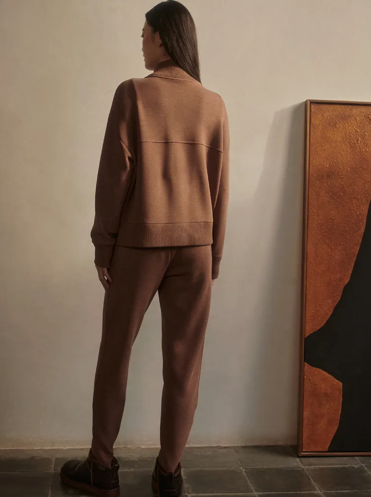 The Slim Zip Hem Pant 26" - Golden bronze marl sold by Care Tucker product image thumbnail 4