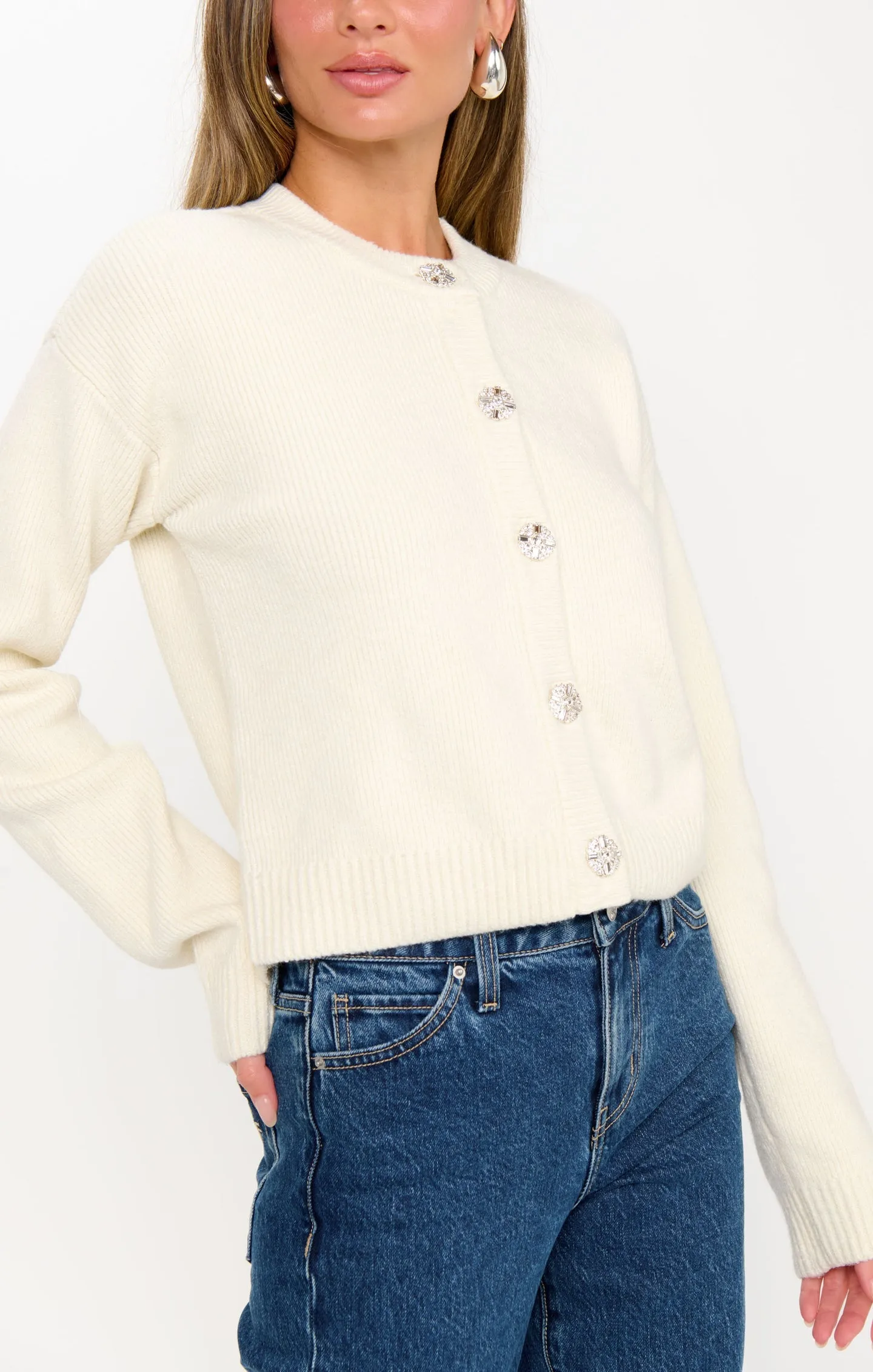 Maggie Cardigan Marzipan Knit sold by Care Tucker product image thumbnail 3