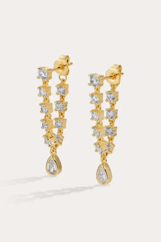 Small Stephie Bezel Earrings sold by Care Tucker