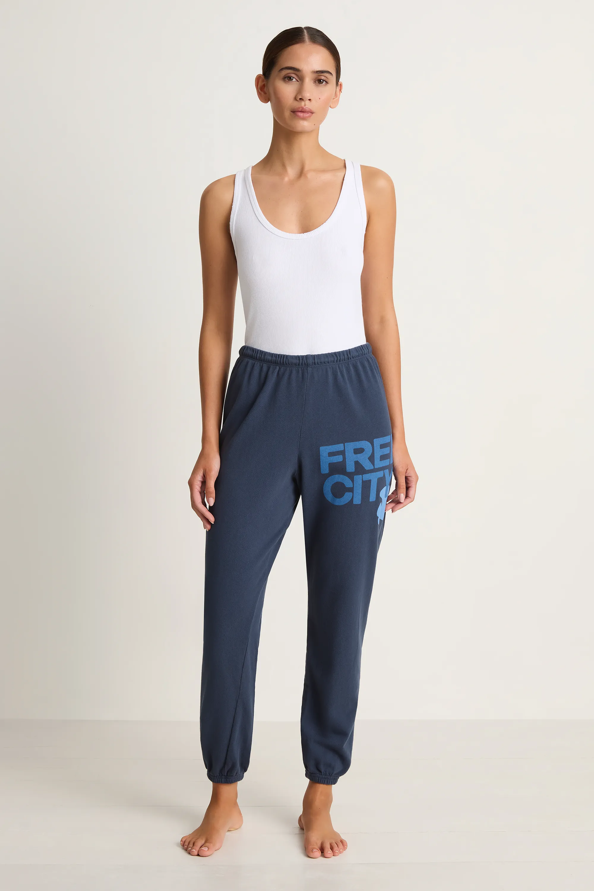 FREECITY sweatpant - moonshrooms/blues sold by Care Tucker product image thumbnail 3