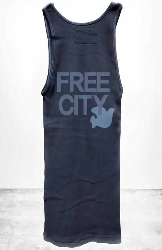 FREECITY RTU/1999 SUPERVINTAGE TANK - moonshrooms/blues sold by Care Tucker