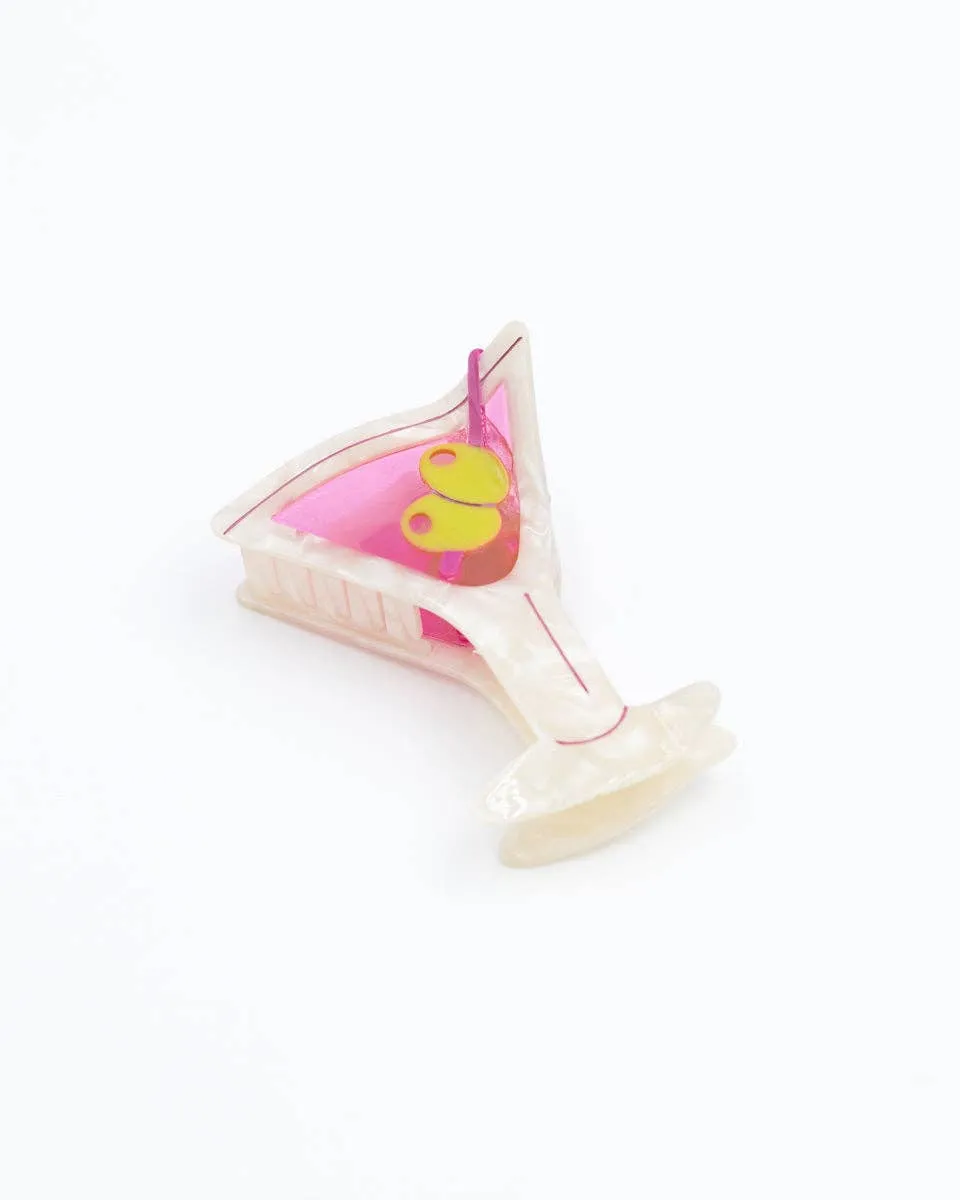 SAY CHEERS MARTINI HAIR CLAW CLIP sold by Care Tucker product image thumbnail 2