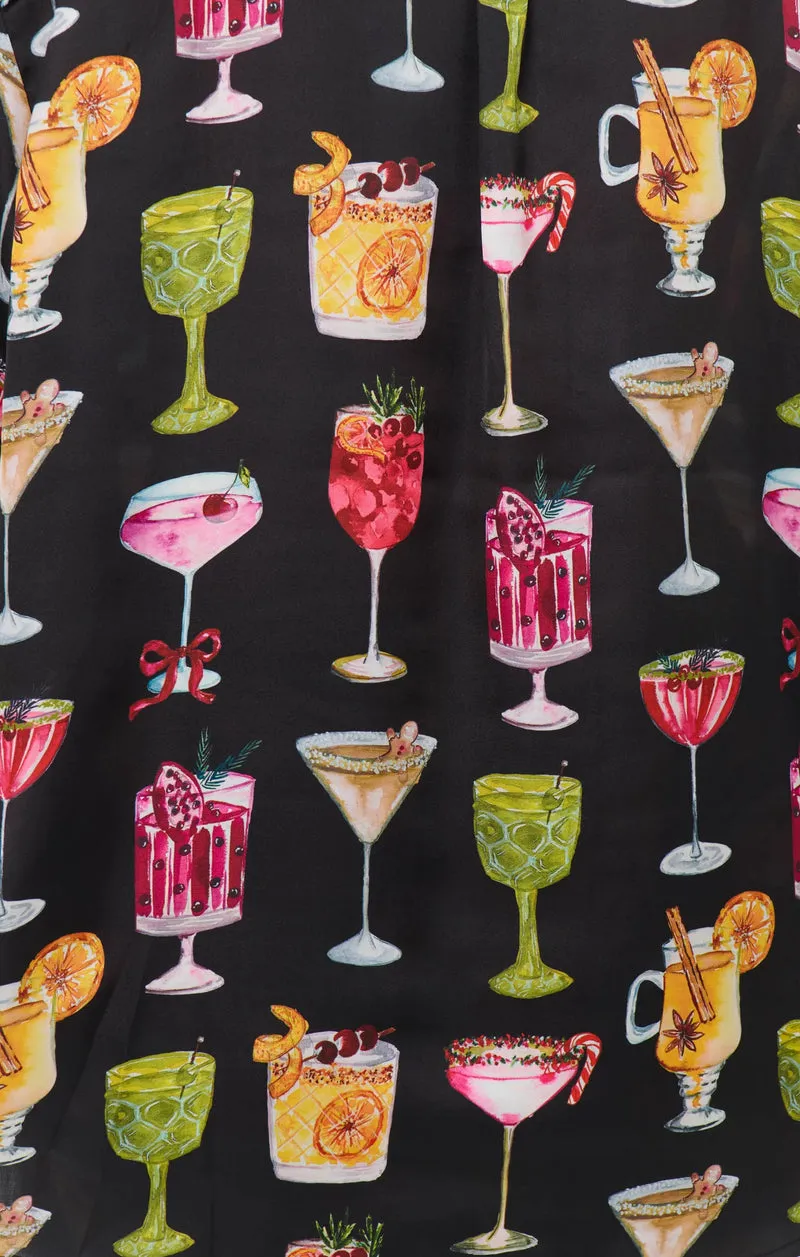 Show Me Your Mumu Classic PJ Set Holiday Cocktails sold by Care Tucker product image thumbnail 5